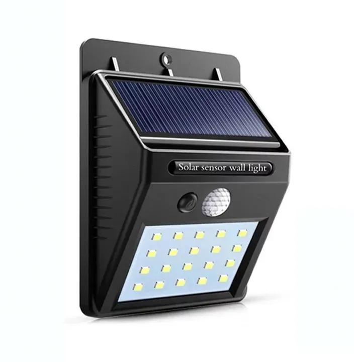 LED Flashlight Outdoor Sensor Wall Waterproof Solar Garden Street Light Sensor Automatically Lamp