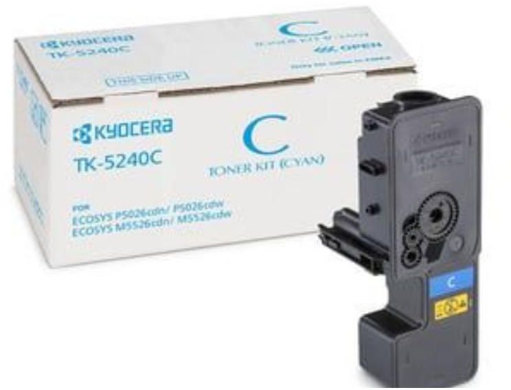 Kyocera Tk-5240c Cyan Toner Cartridge