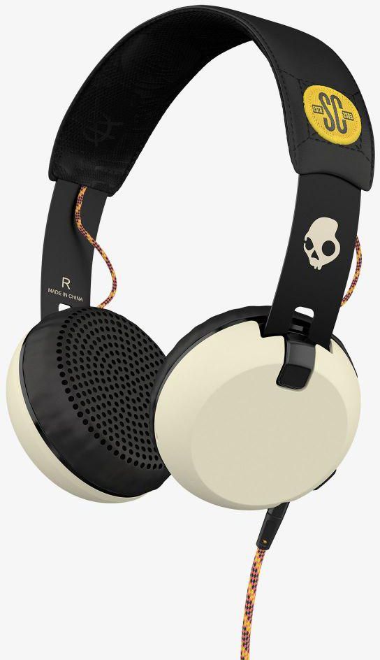 Skullcandy Grind Tap Tech Over the Ear Headset ATG/Black/Cream - S5GRHT-471