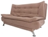 Sedra 3 Seaters Velvet Sofa Bed - 190x120 Cm - Beige