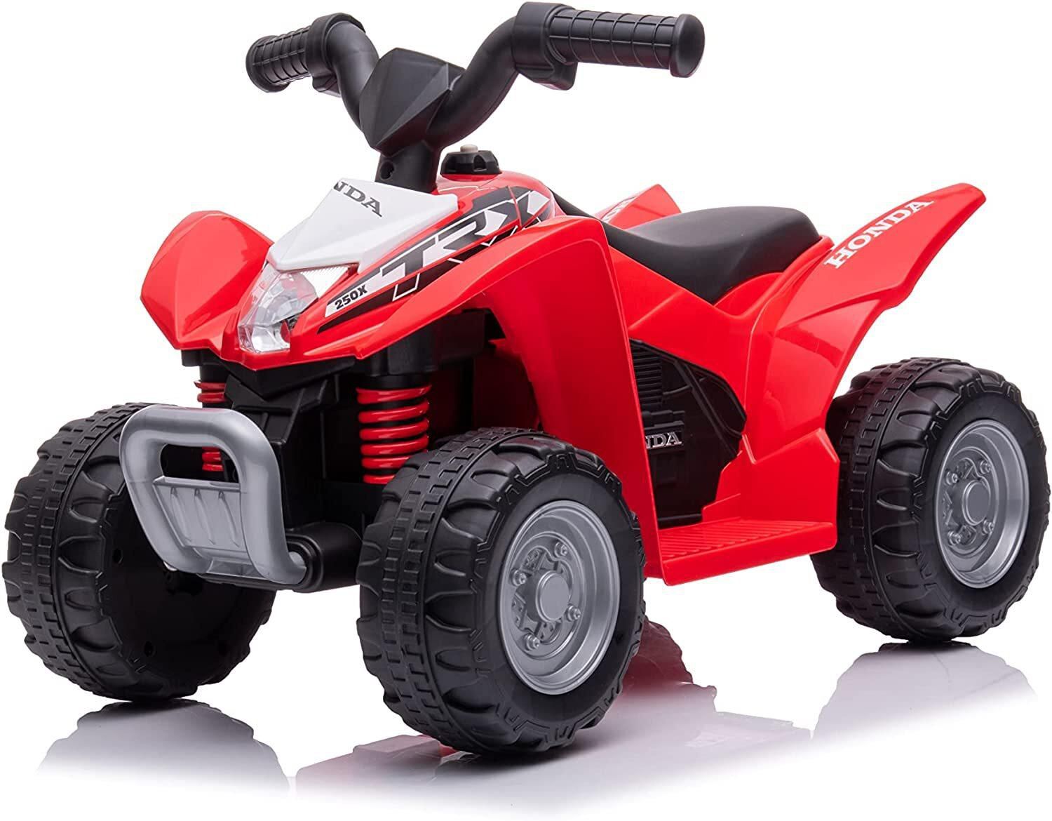 Lovely Baby LB 733 Kids Ride On Cars 4-Wheelers Quad Bike Motorized Cars, Drive Electric Truck, Ride On Toys With LED Lights, Red