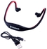 Universal Wireless Bluetooth Headphone Earphone Neckband Sport Stereo Headset Red
