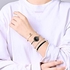 Women Crystal Watch and Fashion Bangle Jewelry 3 pcs Set, Elegant Bracelet Quartz Wrist Watchs Holiday Gift Set for Ladies and Girls (RoseGold)