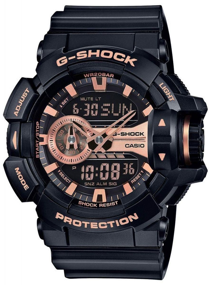 Casio G-Shock GA400GB-1A4 For Men- Analog-Digital, Casual Watch