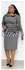Classy Ladies Corporate Skirt And Blouse -Grey