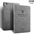Generic YUNAI For IPad Air 2 Case Pu Leather Smart Stand Cover Universal 9.7inch Auto Sleep /Wake Up Flip Cover Case Grey
