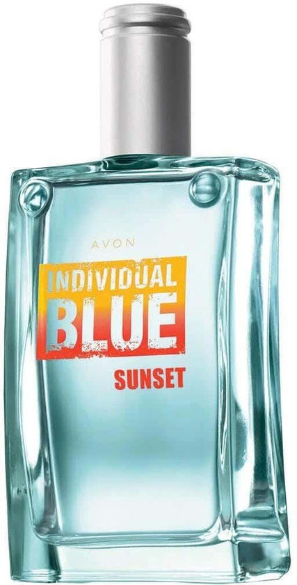 Get Avon Individual Blue Sunset perfume for men, Eau de Toilette - 100ml with best offers | Raneen.com