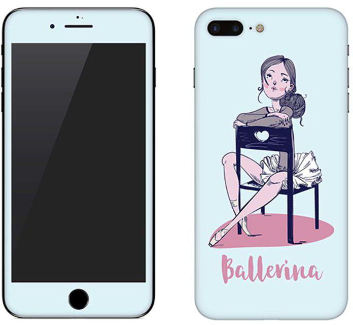 Vinyl Skin Decal For Apple iPhone 7 Plus Ballerina
