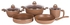 Royalford 8-Piece Chef Choice Granite Coated Cookware Set- RF11305 Includes Casseroles, Milk Pot, Fry Pan and Oven Aluminum Body