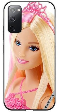 Protective Case Cover For Samsung Galaxy S20 FE 5G Barbie With Hair Design Multicolour