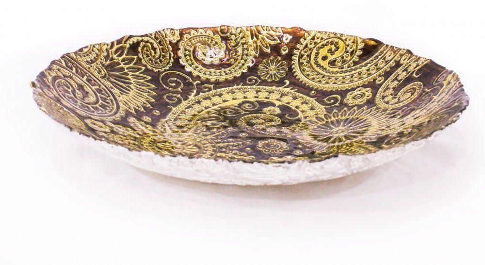 Serving Dish by Sal, Size 40 Cm, Brown
