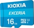 KIOXIA بطاقة ذاكرة MicroSD اكسيريا بذاكرة 16 جيجابايت من كيوكسيا، LMEX1L016GG2