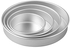 مقلاة كيك دائرية من ويلتون، مجموعة مكونة من 4 قطع من أجل 15.24 سم، 25.4 سم وكعك 30.48 سم