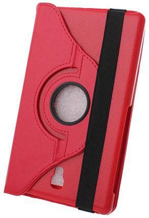 360 Rotating Smart PU Leather Case Cover Samsung Galaxy Tab S 8.4 SM-700 & Screen Protector - Red