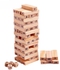 ماركة غير محددة لعبة مكعبات بناء برج خشبي من قطع الخشب الصلب وعددها 54 قطعة