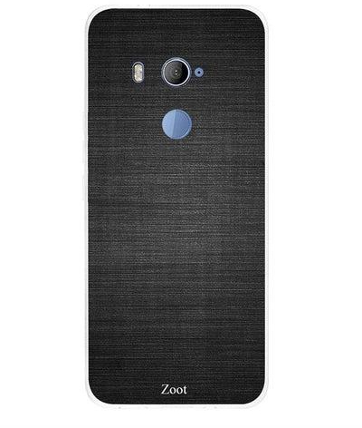 Protective Case Cover For HTC U11 Plus Black Lines Texture