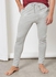 Basic Cotton Pyjama Set Burgundy/Grey