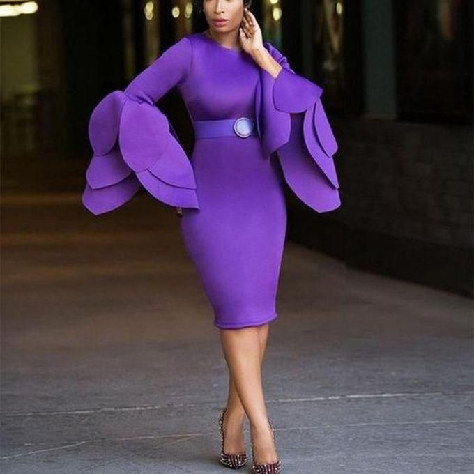 DesubClassic Female Dress- Nice Female Purple Dress