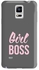 Stylizedd Samsung Galaxy Note 4 Premium Slim Snap case cover Matte Finish - Girl Boss Grey