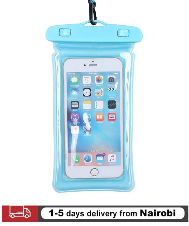 Waterproof Mobile Phone Cases Transparent Phone Underwater Storage Bag Swimming Diving Protective Swimming Bags Waterproof Phone Case Water proof Bag Mobile Phone Pouch PV Cover