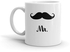 Mr. and Mrs. Couple white mug - Ceramic Mug - 300ml