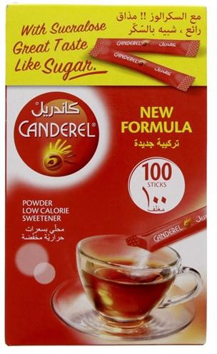 Canderel Low Calorie Sweetener Red Stick Sugar - 100's
