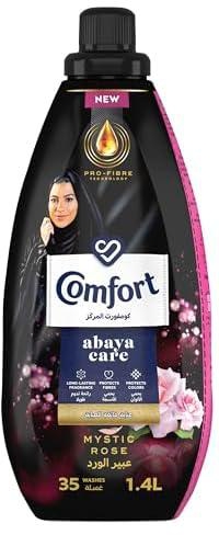 COMFORT Concentrated Fabric Softener, Mystic Rose, for long-lasting fragrance, 1.4L