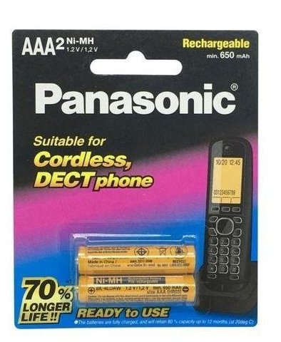 Panasonic 2 Batteries Charging 650 – AAA