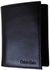 محفظة ثنائية الطي للرجال من كالفن كلاين W-M0008 - اسود