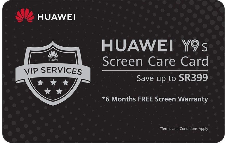 Huawei Y9s VIP Care Card