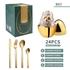 Mood Egg Cutlery 24-Piece Knife, Fork And Spoon 6-Person Tableware Set