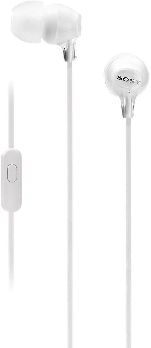 Sony MDR-EX15AP In-Ear Headphones - White - Local Warranty