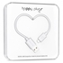 Happy Plugs 9927 Micro USB Charge and Sync Cable  - White