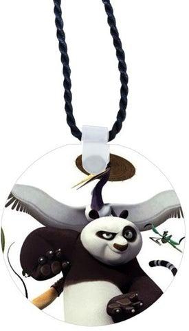 Kung Fu Panda Printed Pendant Necklace