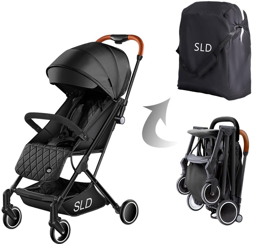 Teknum - Travel Lite Stroller Black- Babystore.ae