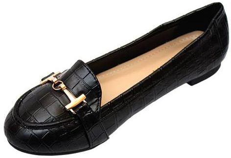 Lolo Fashion Classy Ladies Flat Shoes - Black
