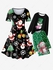 Kid Christmas Polka Dot Snowman Print Long Sleeve T-shirt Dress - 140