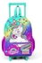 Coral High Kids Two Compartment Small Nest Squeegee Backpack - Lavender Sea Green Unicorn