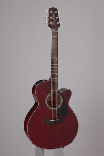 Takamine Semi Acoustic Guitar (Deep Red)