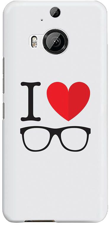 Stylizedd HTC One M9 Plus Slim Snap Case Cover Matte Finish - I love glasses