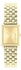 Calvin Klein, Swiss Elongated Women's Yellow Dial, Ionic Plated Gold Steel Watch - 25000003