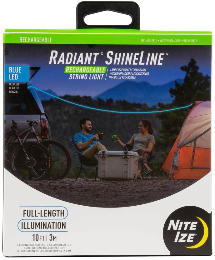 Nite Ize ABS Polymer LED Radiant Rechargeable ShineLine (Blue)