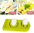 Bagonia Egg Slicer 2 in 1 Boiled Egg Cutter with Stainless Steel Cutting Wire, Kitchen Cooking Tool (Pack of 1, Multi Color)