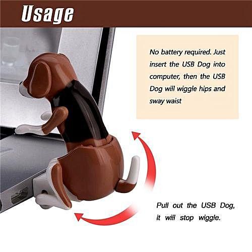 UNIVERSAL USB Electronic Pet Dog Toy Funny Children Gift Office Stress  Relief USB Gadgets (Brown) price from jumia in Kenya - Yaoota!