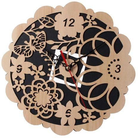 El Basmala Group Wooden Circle Wall Clock