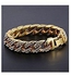 Gold ICED OUT Bracelet - For MEN