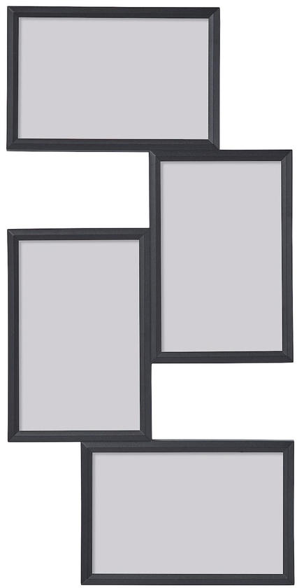 YLLEVAD Collage frame for 4 photos - black 21x41 cm