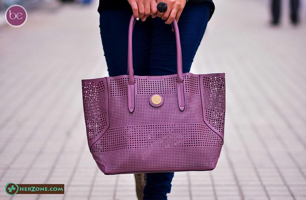 7 Purple Mallow bag