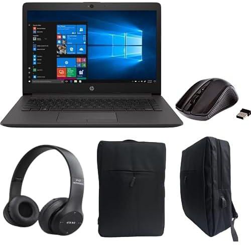 Newest HP 240 G8 Laptop With 14-Inch HD Display, Core i5-1035G7 Processor /16GB DDR4 RAM/512GB SSD/Intel UHD Graphics/Windows10 With Laptop Bag + W/L Mouse + BT Headphone,Jet black