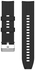Galaxy Watch 6 Classic 46mm - 20mm حزام بديل من السيليكون مع مشبك (أسود)